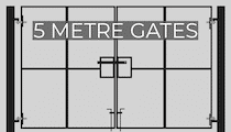 5 Metre Site Gates