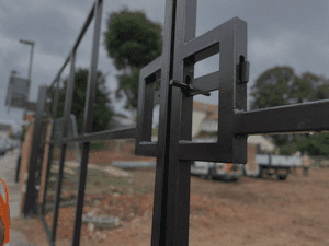construction site gates frame only