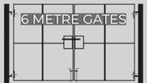 6 Metre Site Gates